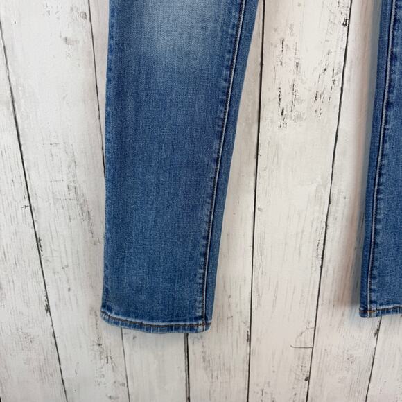 Driftwood Moonlight Blue Audrey High Rise Jeans Distressed Ripped Size 25 x 29 - Picture 3 of 16